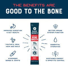 bare bones powder on spoon, displays fine texture and mixability benefit