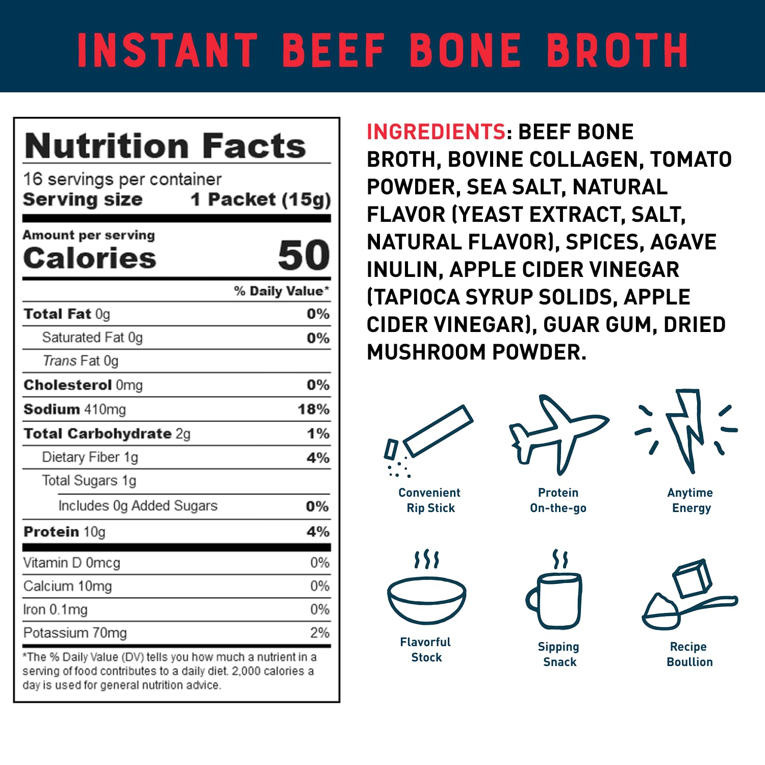 bare bones stick packet close-up with tear notch, shows single-serve ease