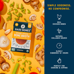 Bare Bones chilled broth gelled texture revealing concentrated quality