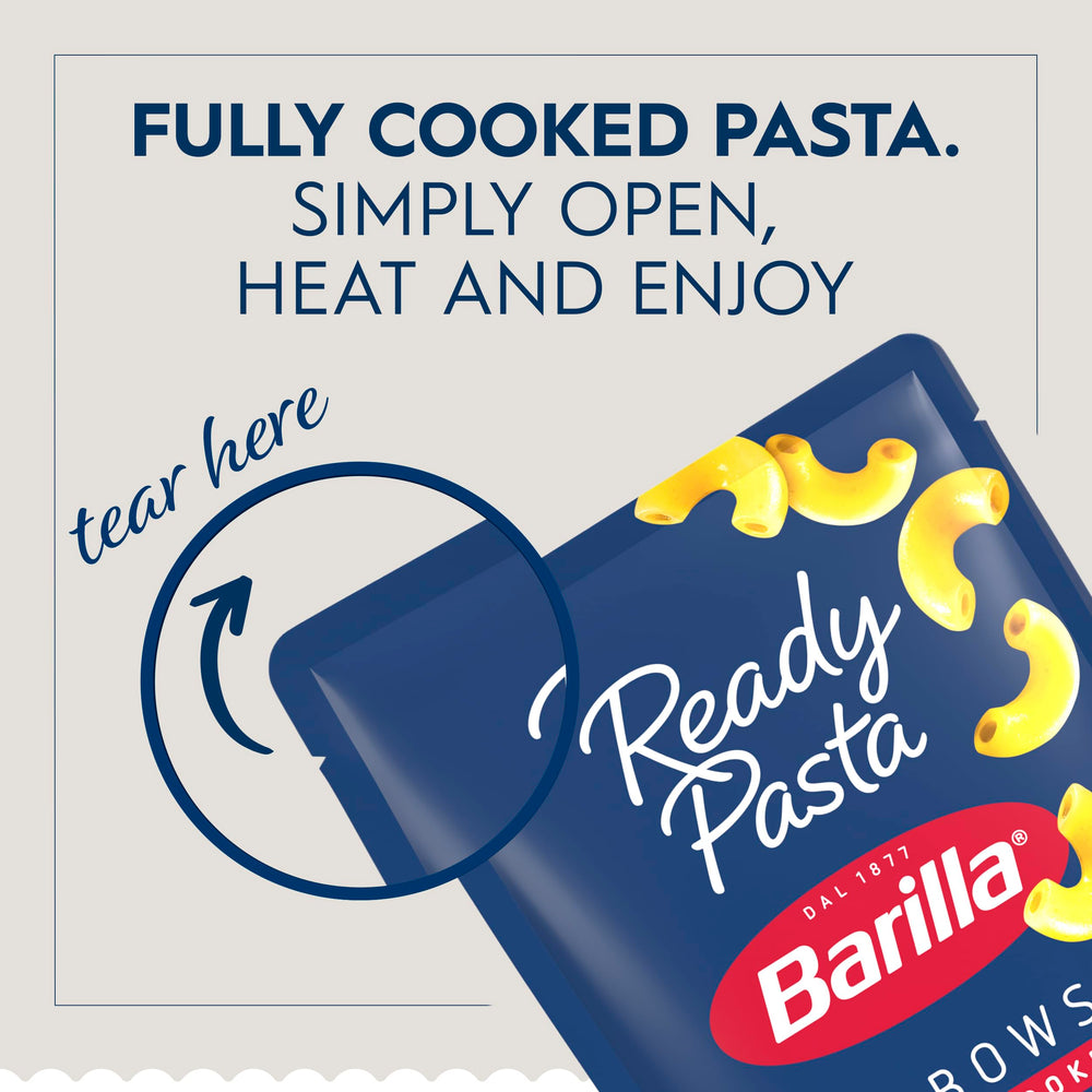 Stacked Barilla seven-pack in pantry showing bulk meal planning