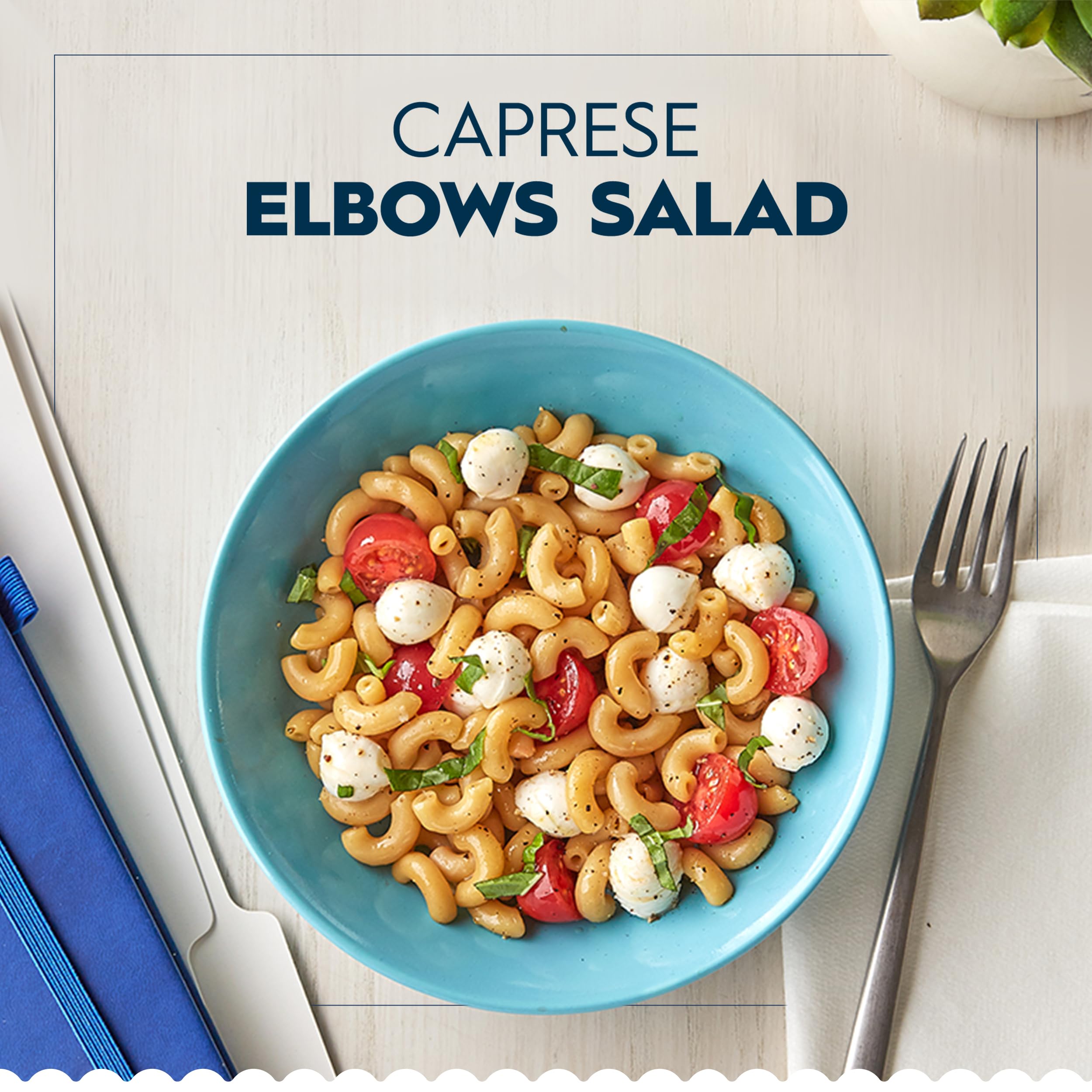 Close-up of Barilla elbows texture showing al dente bite