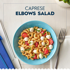 Close-up of Barilla elbows texture showing al dente bite