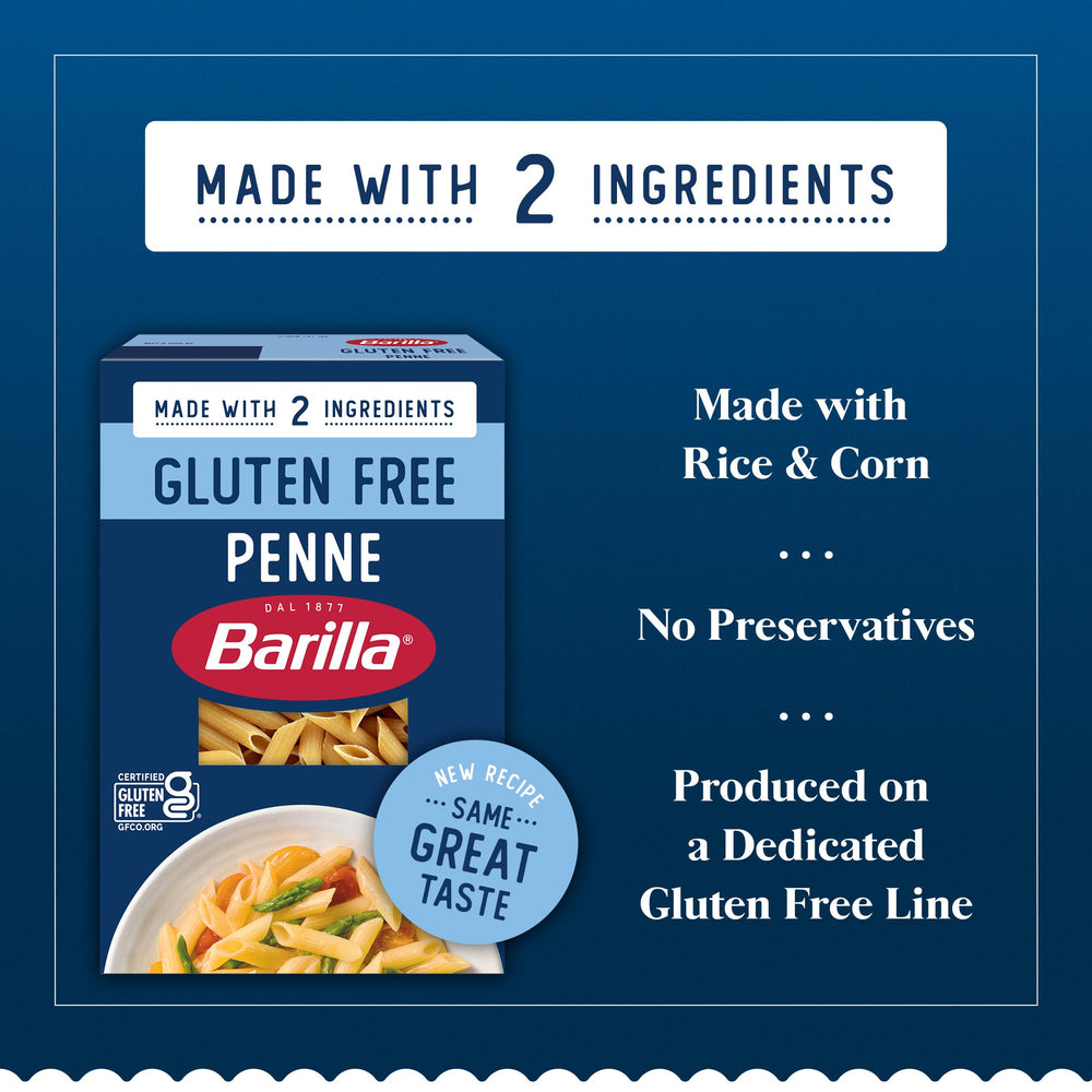 close-up uncooked penne pieces showing texture by Barilla for consistent cooking