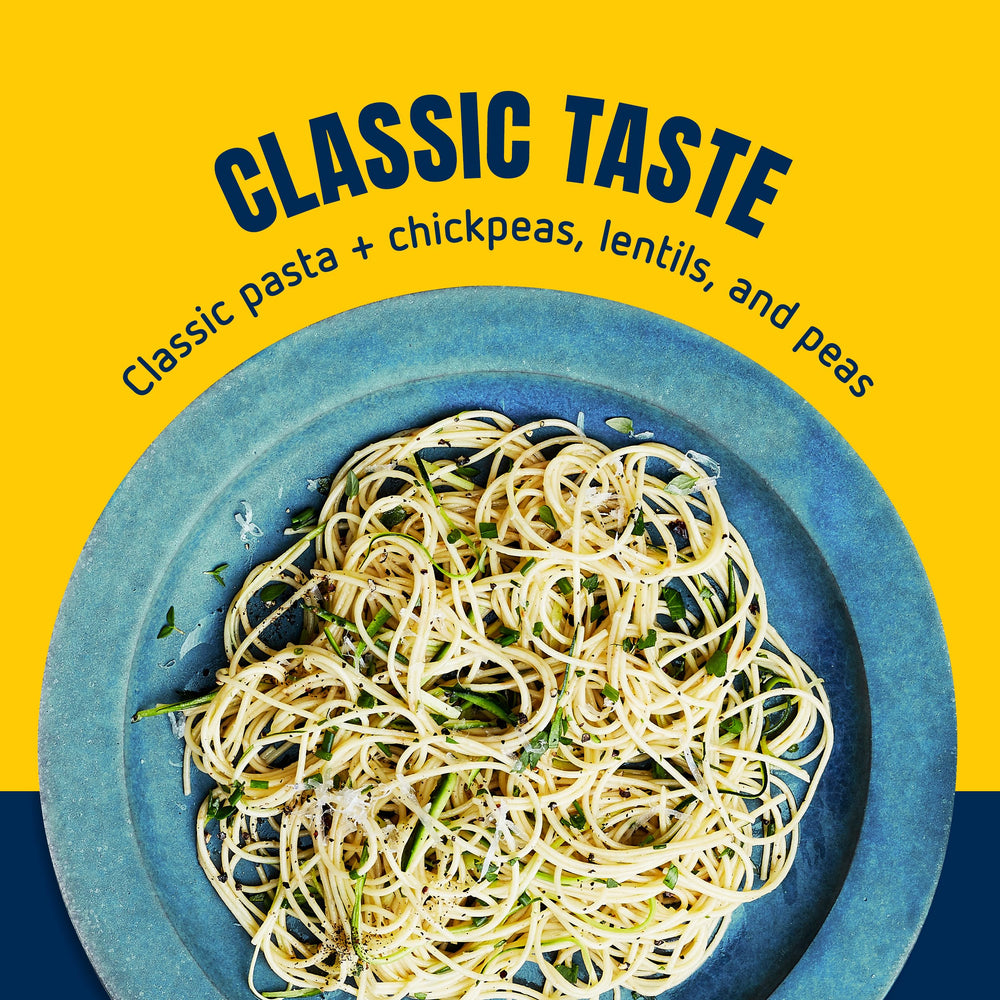 Barilla Protein+ portions on scale for meal prep and serving control