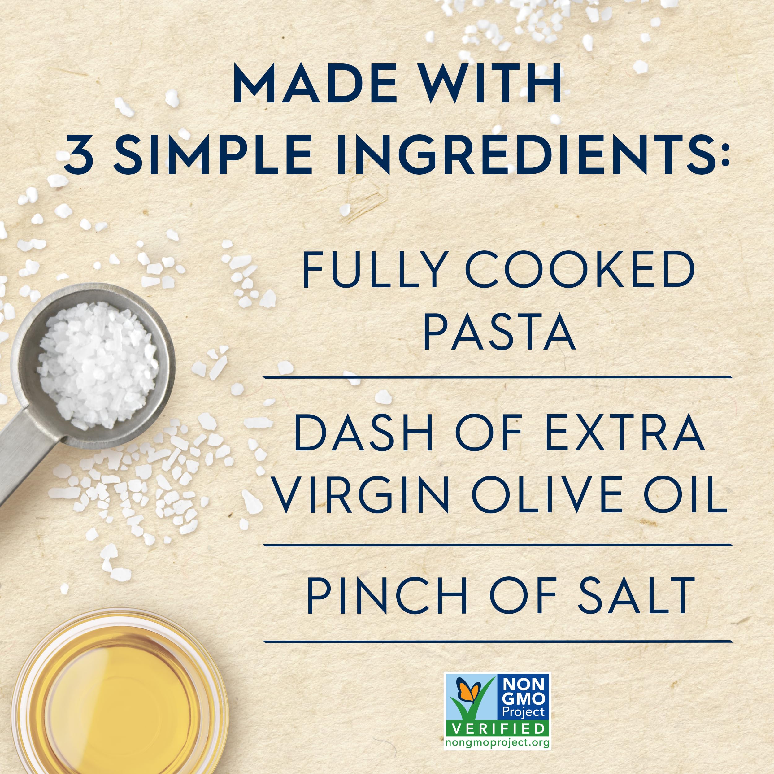 Barilla rotini tossed into a colorful pasta salad showing versatile use