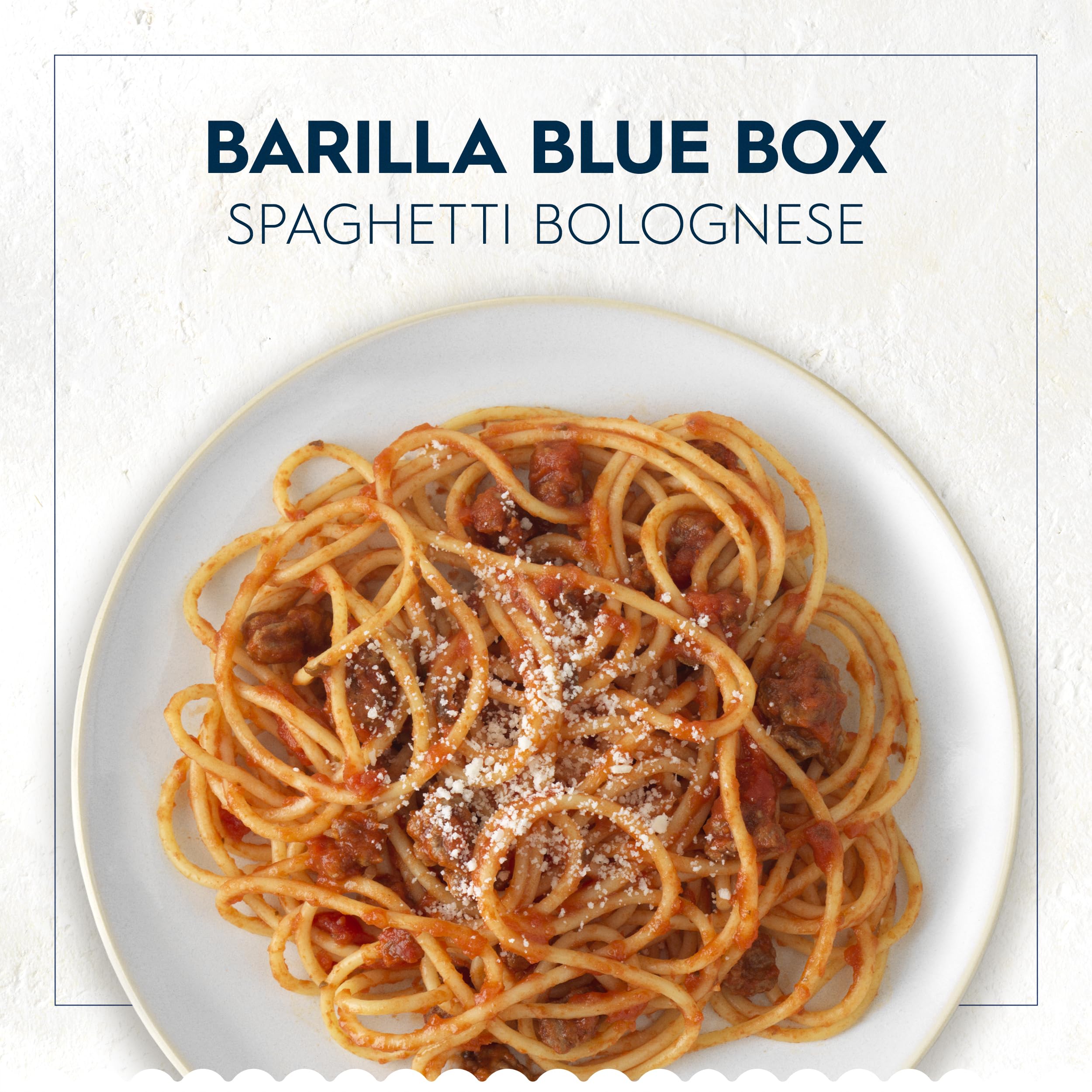 close-up of Barilla spaghetti strands highlighting texture for firm al dente cooking