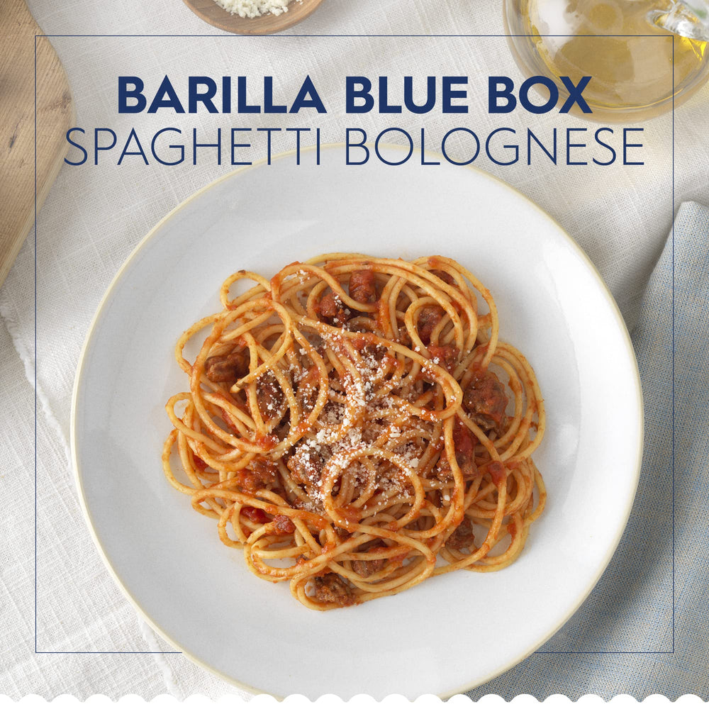 close-up of uncooked Barilla spaghetti strands highlighting firm texture benefit