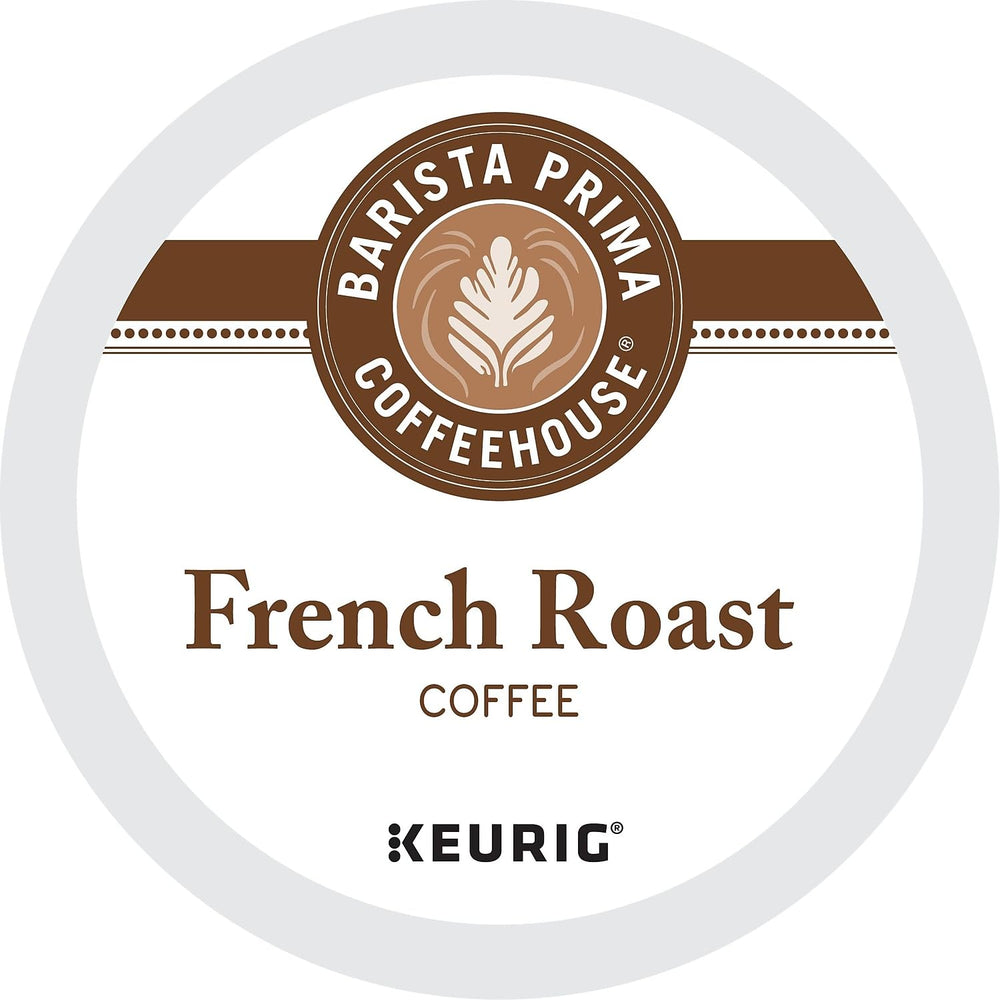 Barista Prima brewed cup top-down view showing rich crema and bold aroma benefit