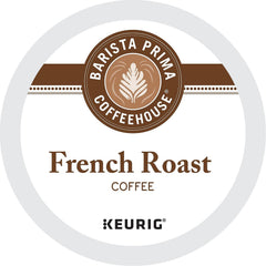 Barista Prima brewed cup top-down view showing rich crema and bold aroma benefit