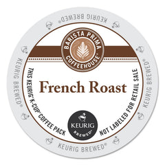 Barista Prima front packaging showing 24-count box and bold roast label benefit convenience