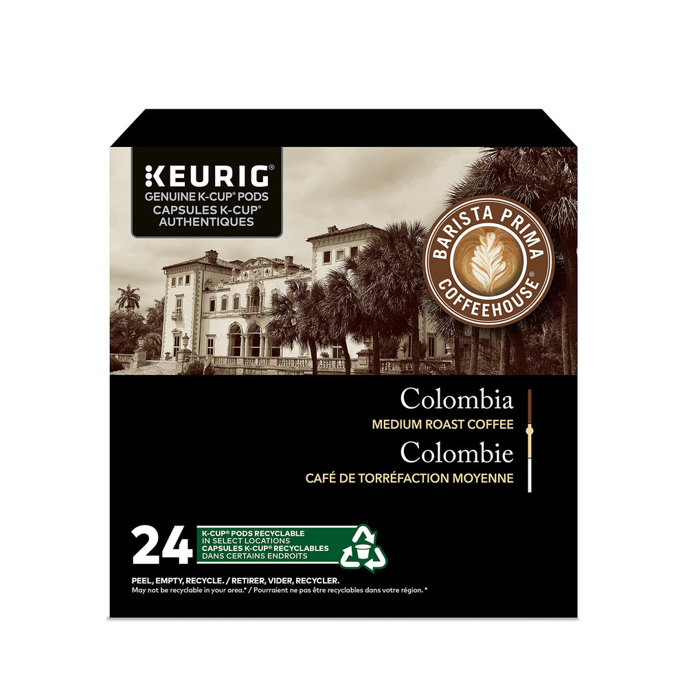 Barista Prima front packaging showing 24-count box and flavor details for quick selection
