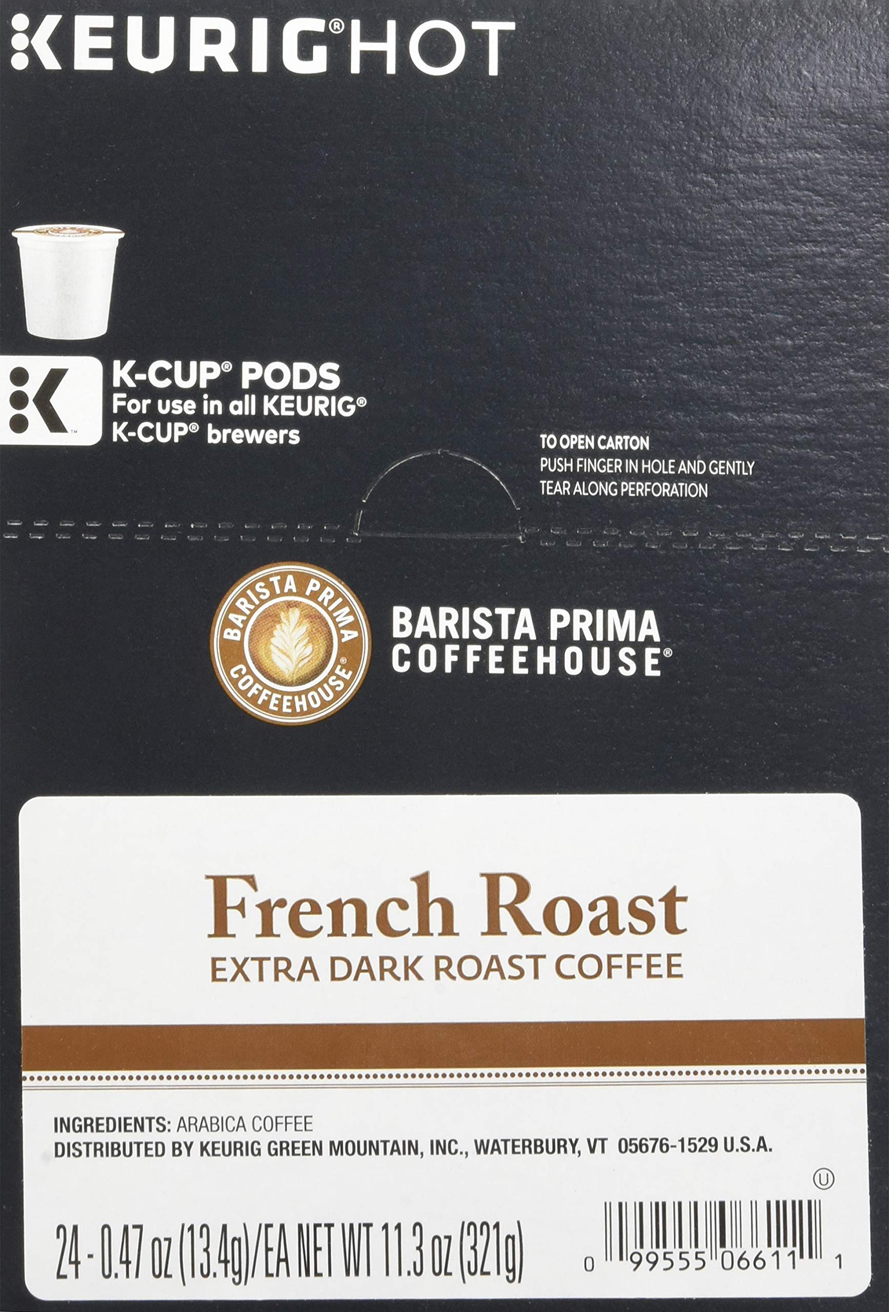 Stack of Barista Prima pods beside a cup showing quantity and quick-access convenience