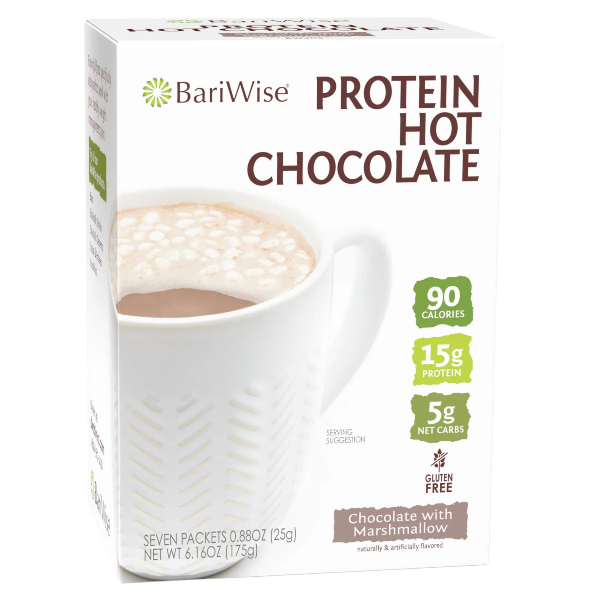 BariWise front packaging showing 7-count box and product branding benefits