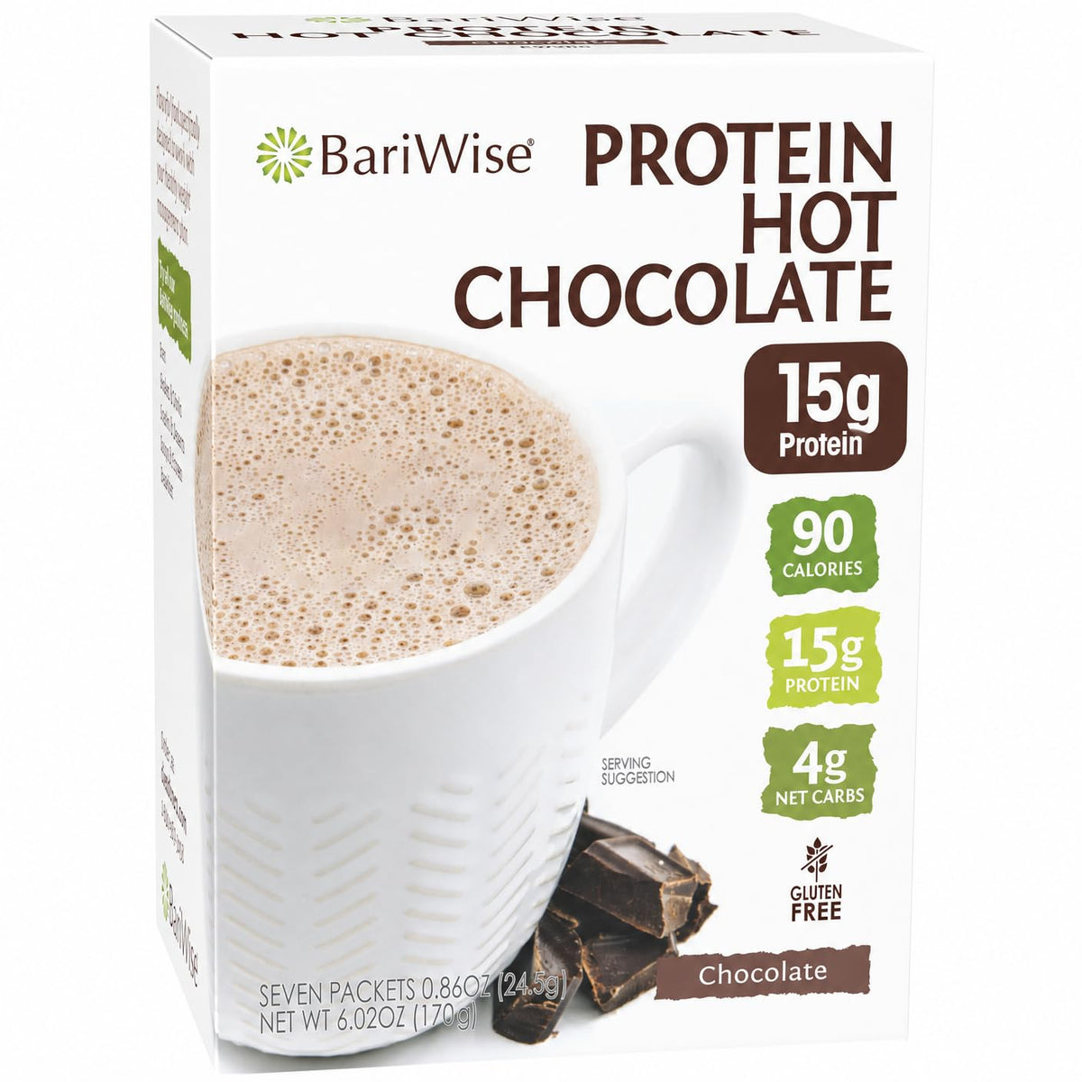 BariWise front packaging showing 7‑count box and product branding for convenience