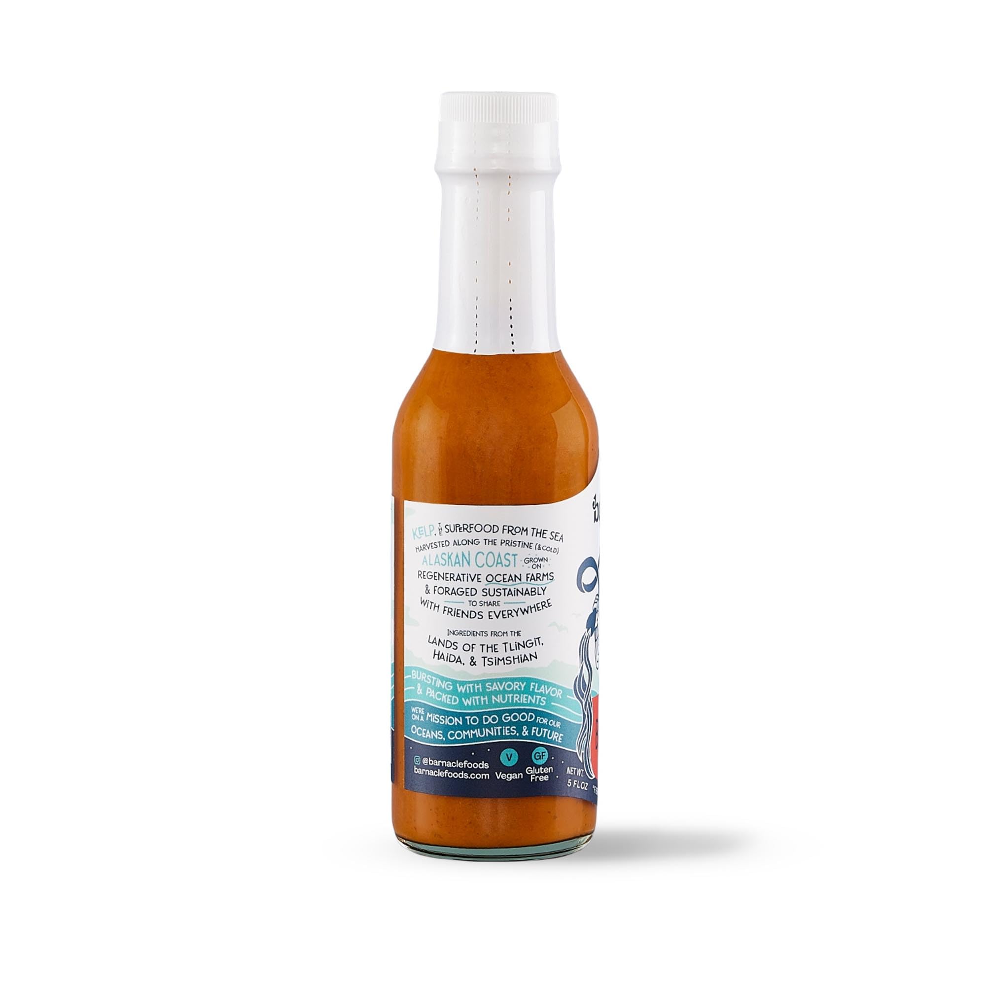 Barnacle Foods sauce splashed on tacos for bold flavor and balanced heat