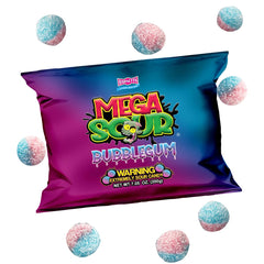 Barnetts close-up sour coating highlighting texture and intense flavour