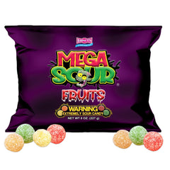 Barnetts front pack shot showing brand and bold sour candy for sharing