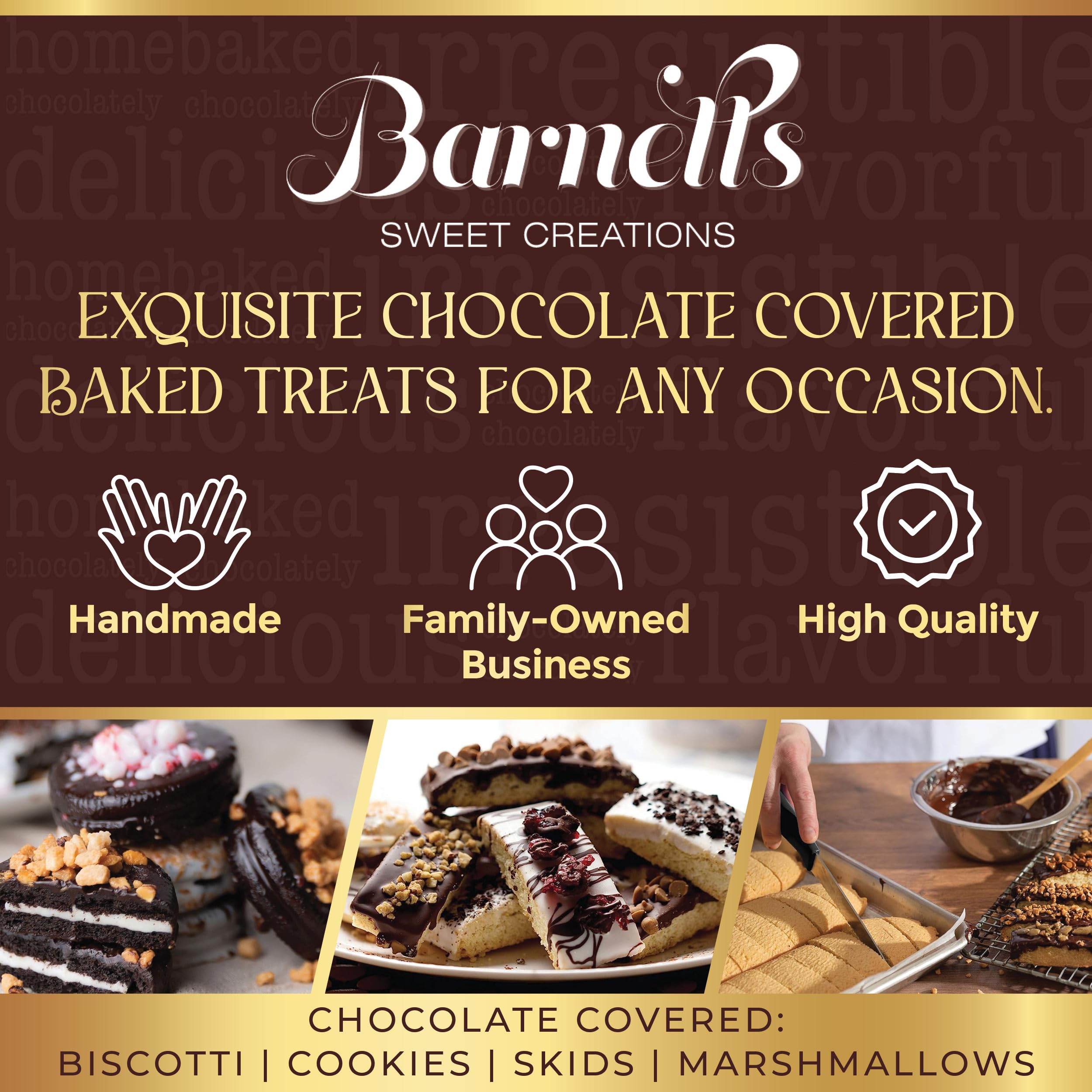 Barnetts tin on gift table in home setting conveying celebratory and thoughtful gifting benefit