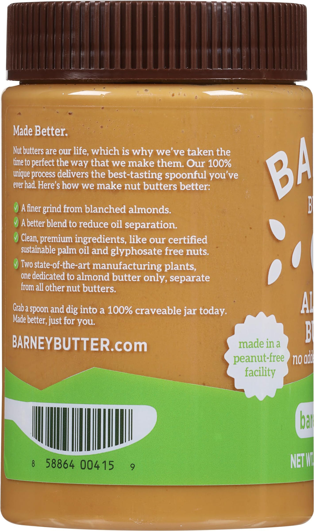Barney Butter spoon scoop demonstrating creamy spreadability benefit