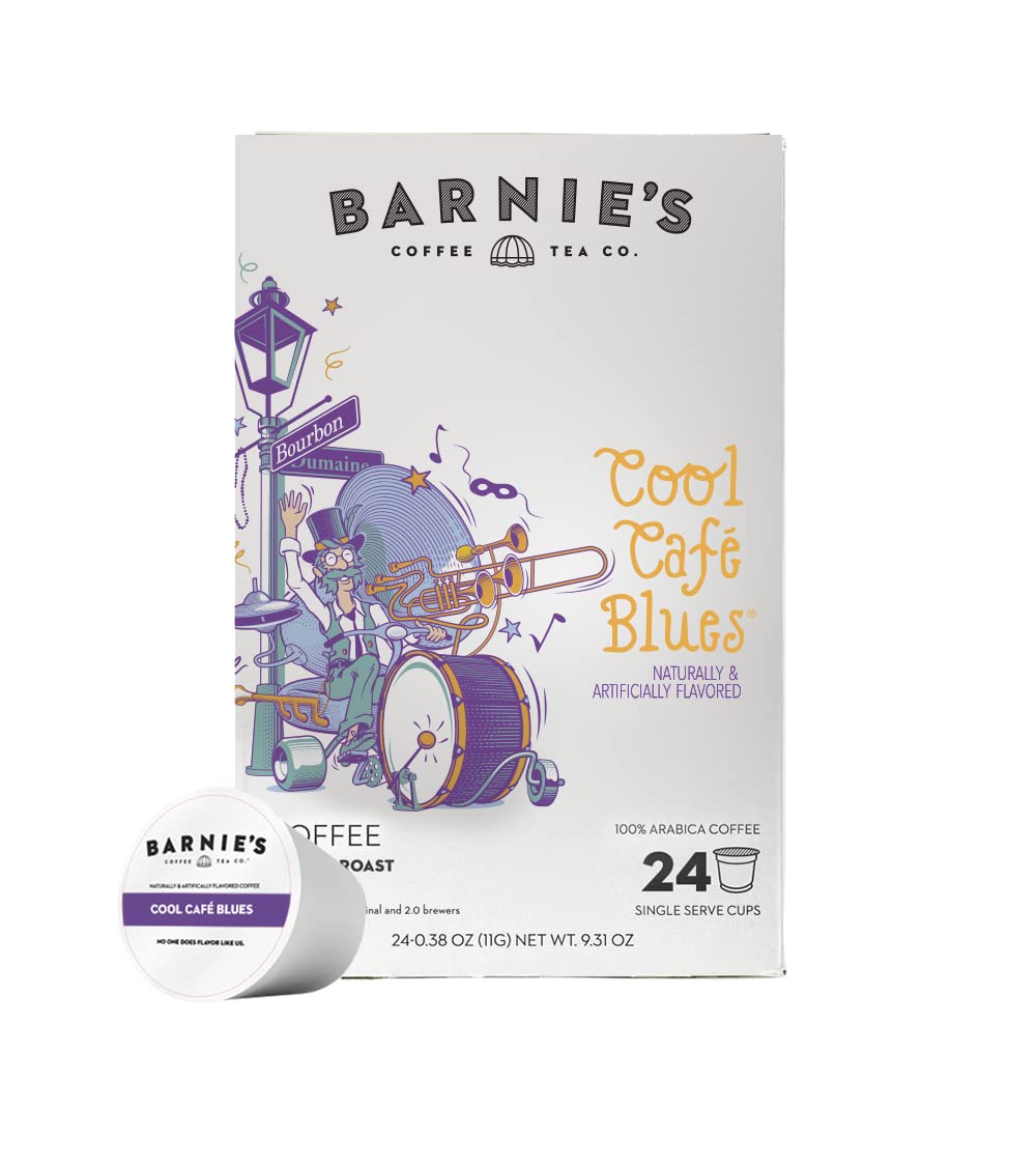 BARNIE'S COFFEE TEA CO. pod close-up highlighting single-serve ease and quality