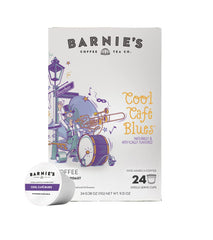 BARNIE'S COFFEE TEA CO. pod close-up highlighting single-serve ease and quality