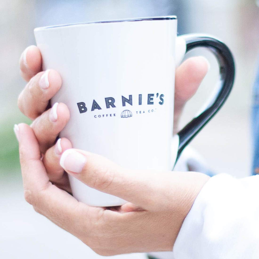 BARNIE'S COFFEE TEA CO. pile of pods demonstrating 48-count value and stocking ease
