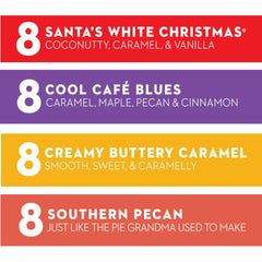 Barnie's Creamy Buttery Caramel K-Cup close-up, smooth caramel indulgence