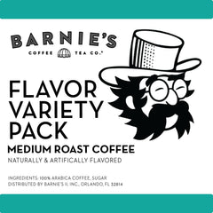 Barnie's Santa's White Christmas K-Cup close-up, flavorful coconut benefit