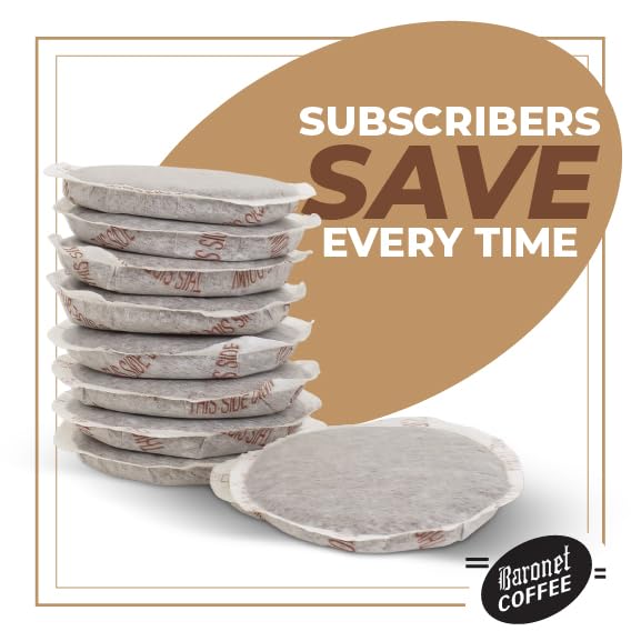 Baronet Coffee pod beside ruler to show 10 gram size and portion consistency