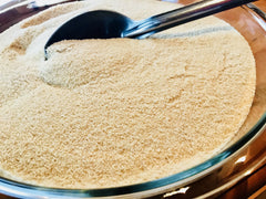 Barred Woods close-up of maple sugar granules highlighting texture and natural sweetness