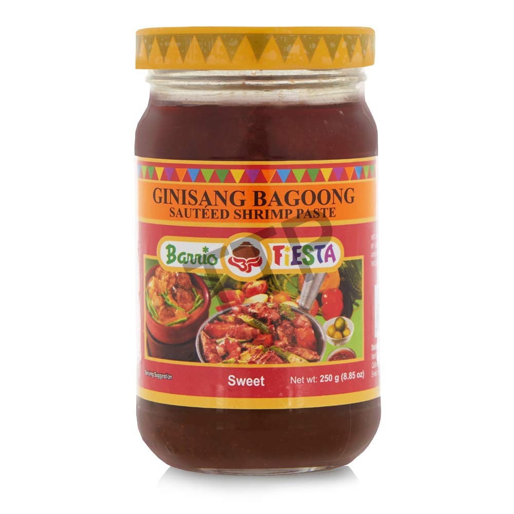 Barrio Fiesta jar beside spoon for scale illustrating portion control benefit