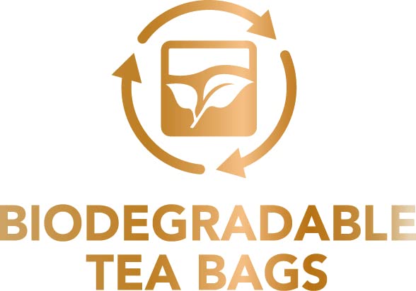 Barry's Tea decaf size comparison with teabag beside ruler illustrating quantity and value