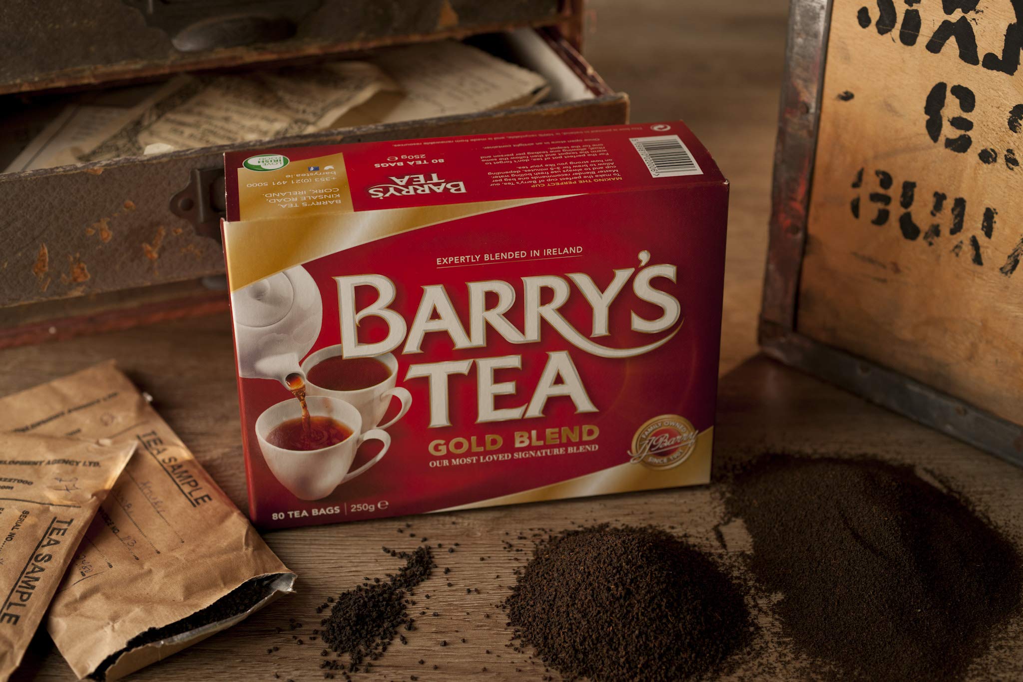 Barry's Tea Gold enjoyed at a breakfast table demonstrating suitability with food