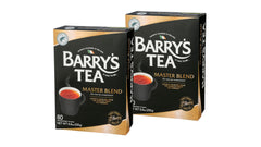 Barry's Tea front packaging shows master blend 80ct and benefits of bold flavor