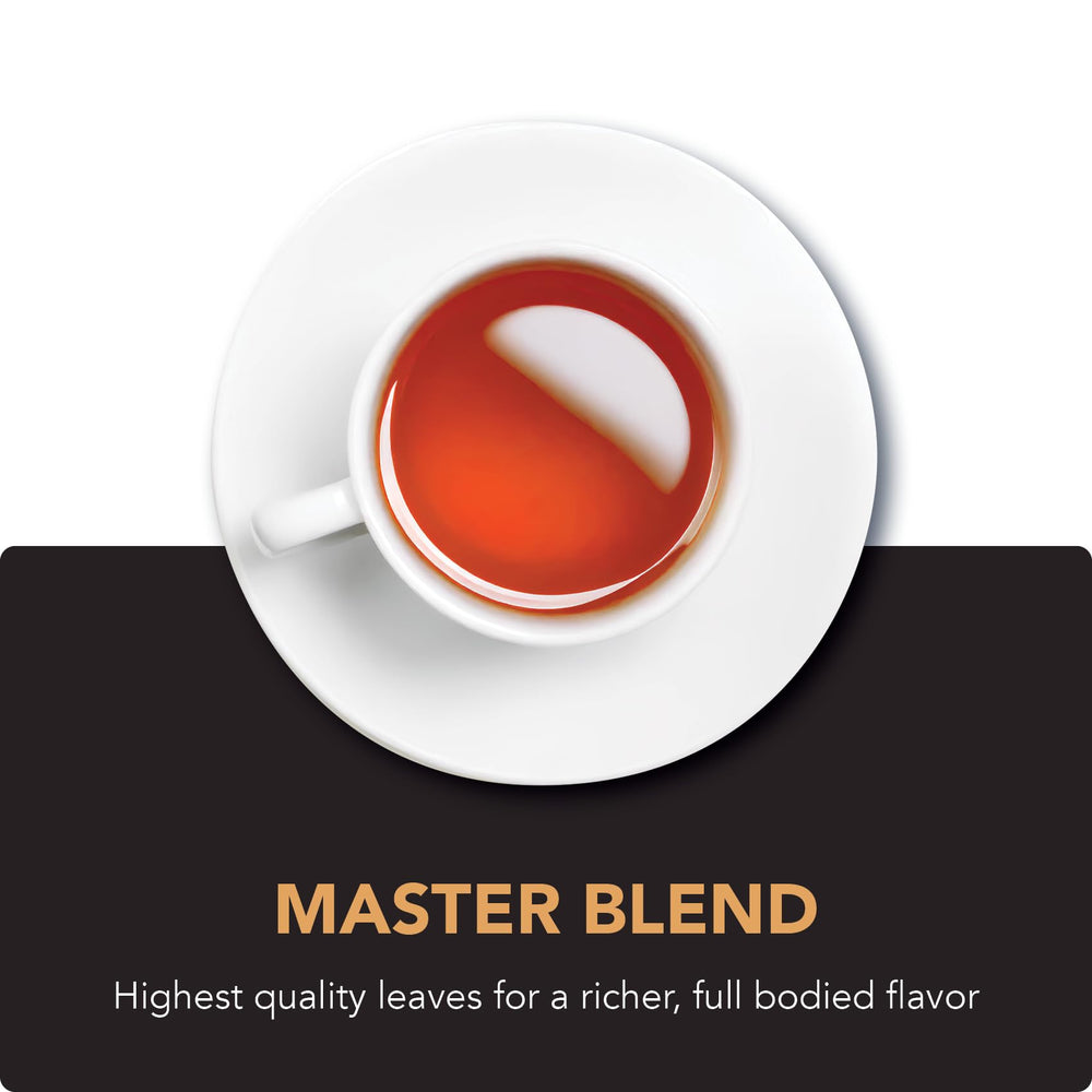 Barry's Tea recyclable packaging label and certifications promoting sustainability