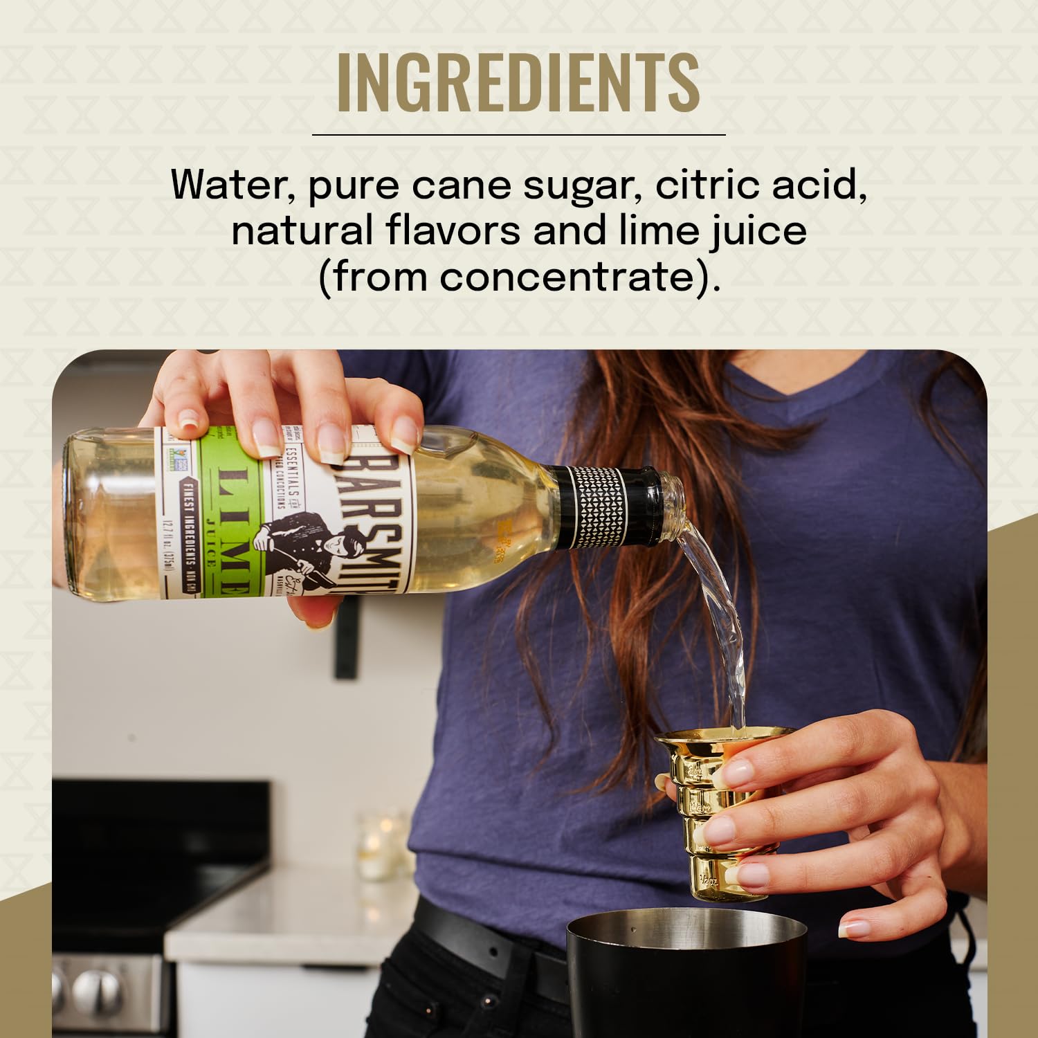 Barsmith label close-up listing ingredients, shows clean natural formulation benefit