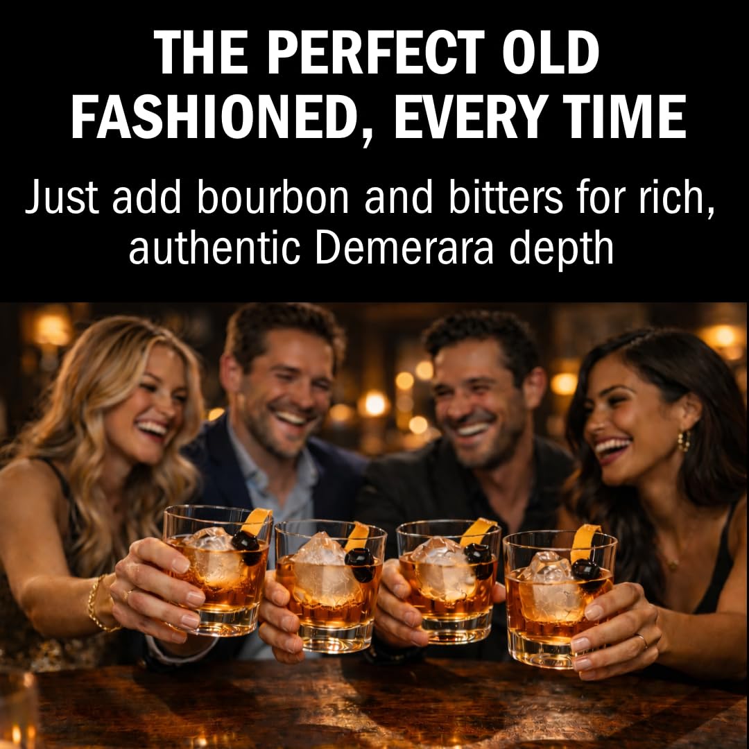 Bartender's Secret Sauce syrup drizzled into iced coffee adding depth and sweetening