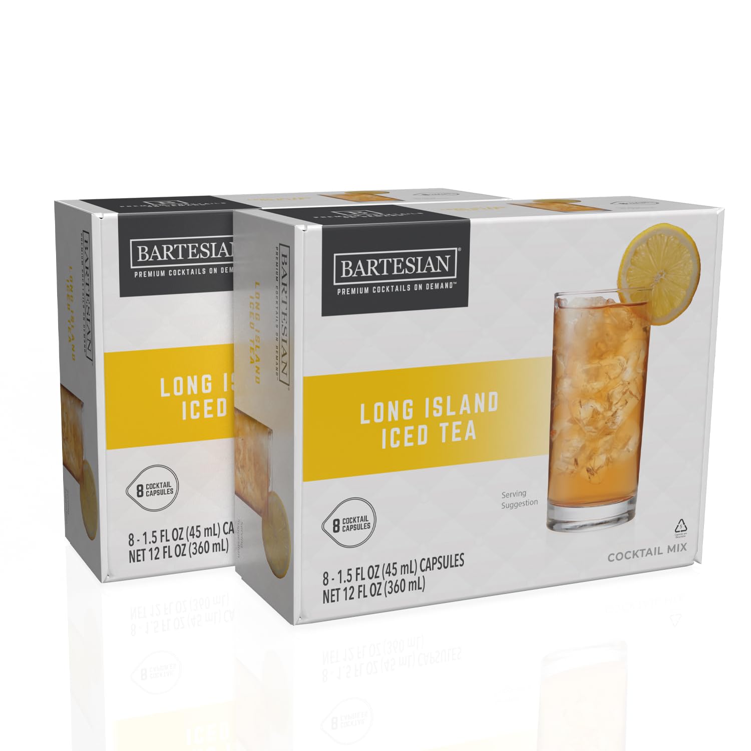 Bartesian front packaging of Long Island Iced Tea 16-pack showing branding and quantity, convenient storage