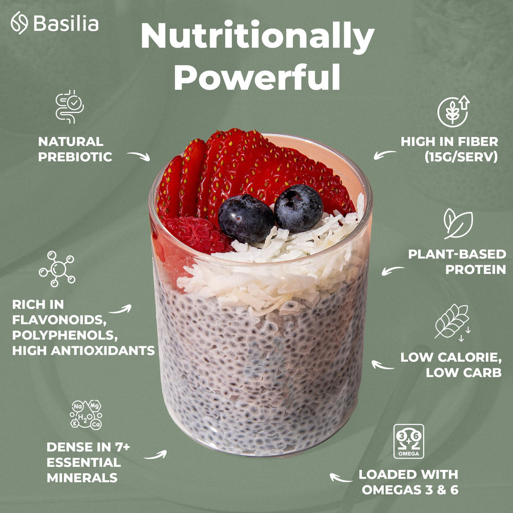 Basilia soaked seeds gel texture demonstrating hydration and smoothness