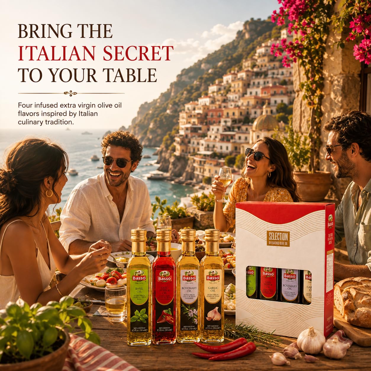 BASSO gift box on a table setting as a tasteful present for hosts