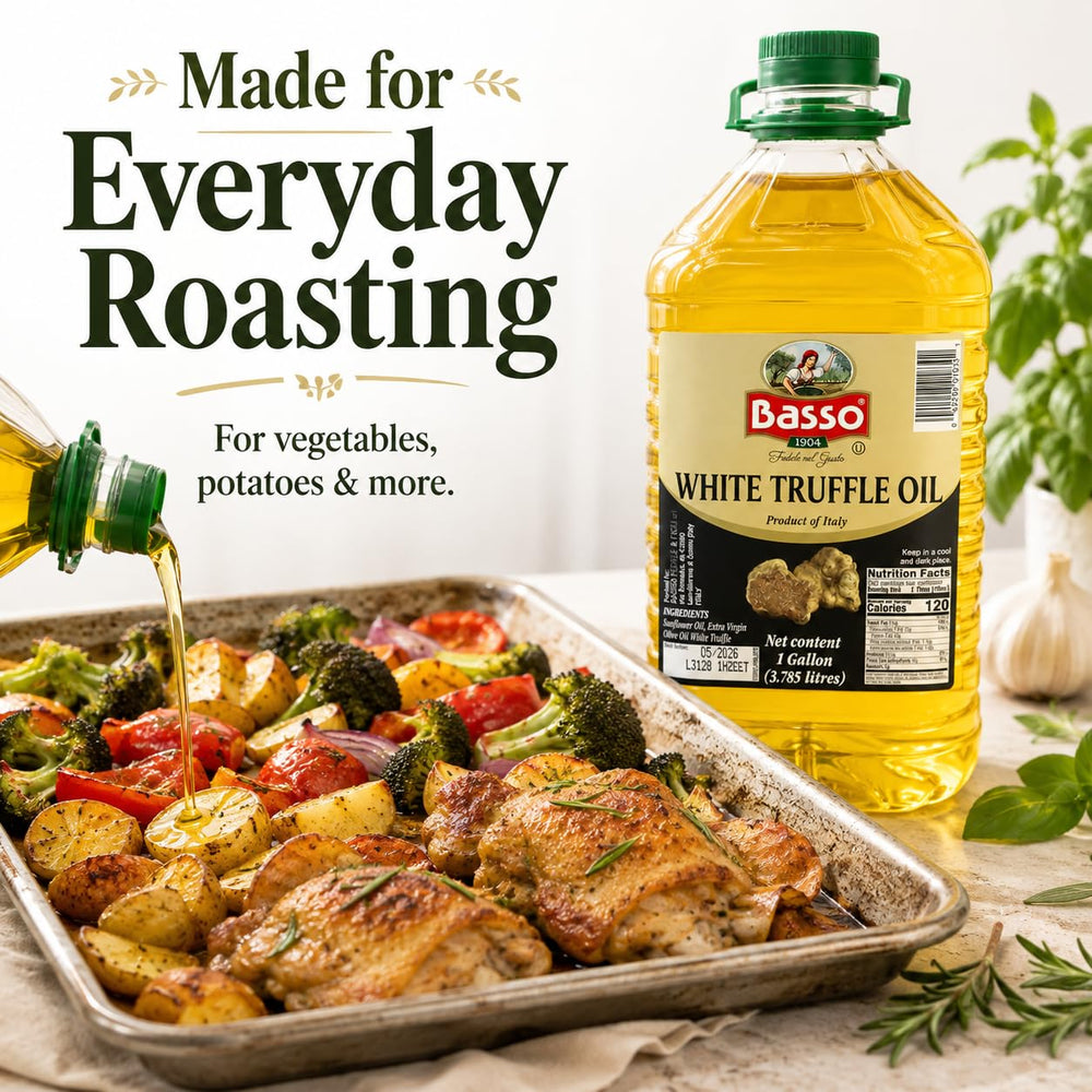 Basso label close-up with ingredients emphasizing non-GMO and expeller-pressed