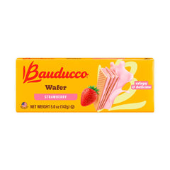 Bauducco close-up of chocolate wafer layers highlighting crisp texture
