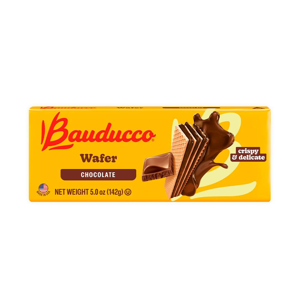 Bauducco single 5oz pack beside coffee demonstrating pairing convenience