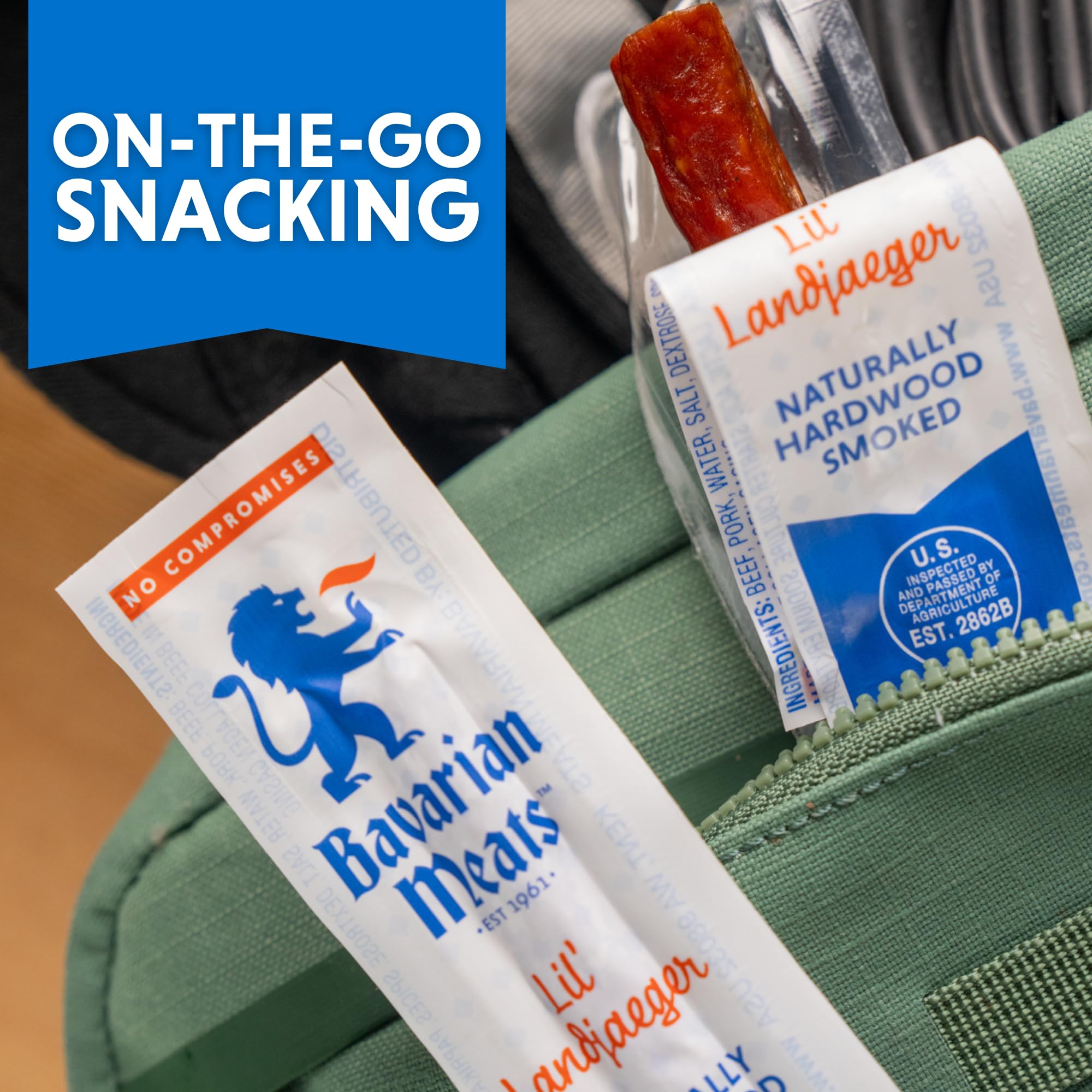 Bavarian Meats sliced on a serving board for appetizers, easy party-ready protein option