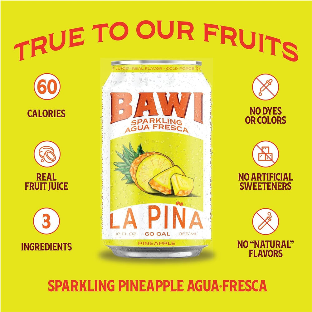 Bawi close-up bubbles and texture showing lively carbonation and refreshment
