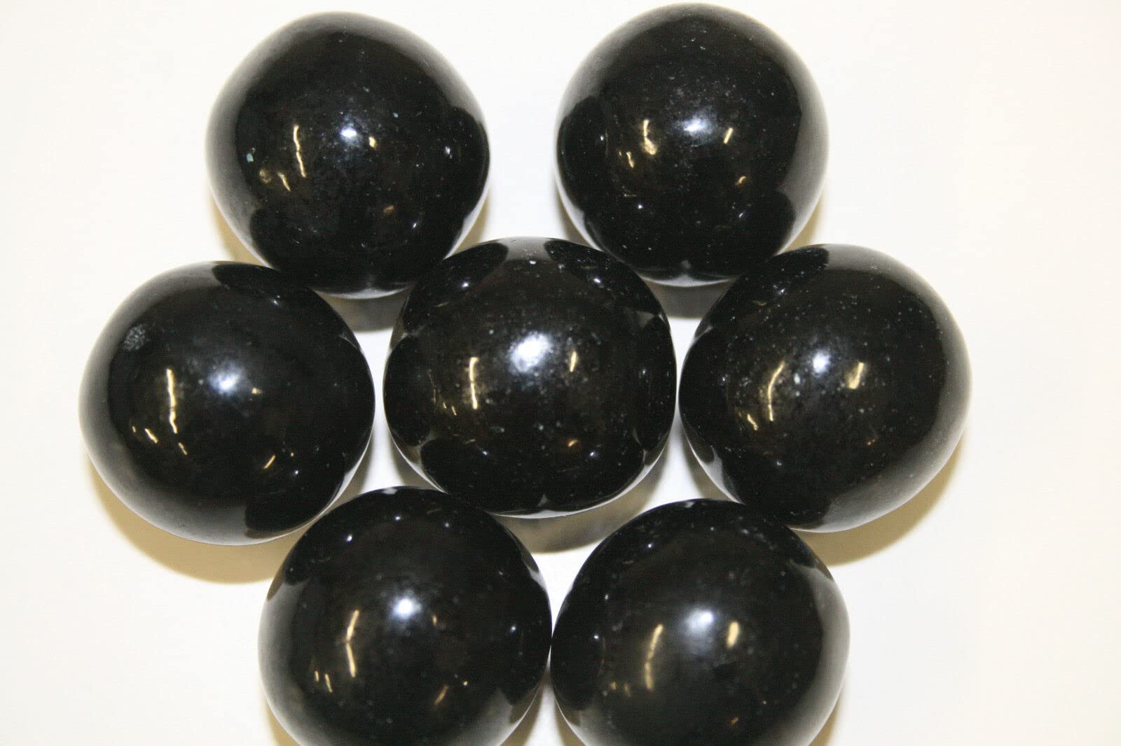 Bayside Candy front bag view showing glossy black gumballs for elegant displays