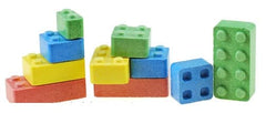 BAYSIDE CANDY candy blocks in glass jar for buffet display and easy serving