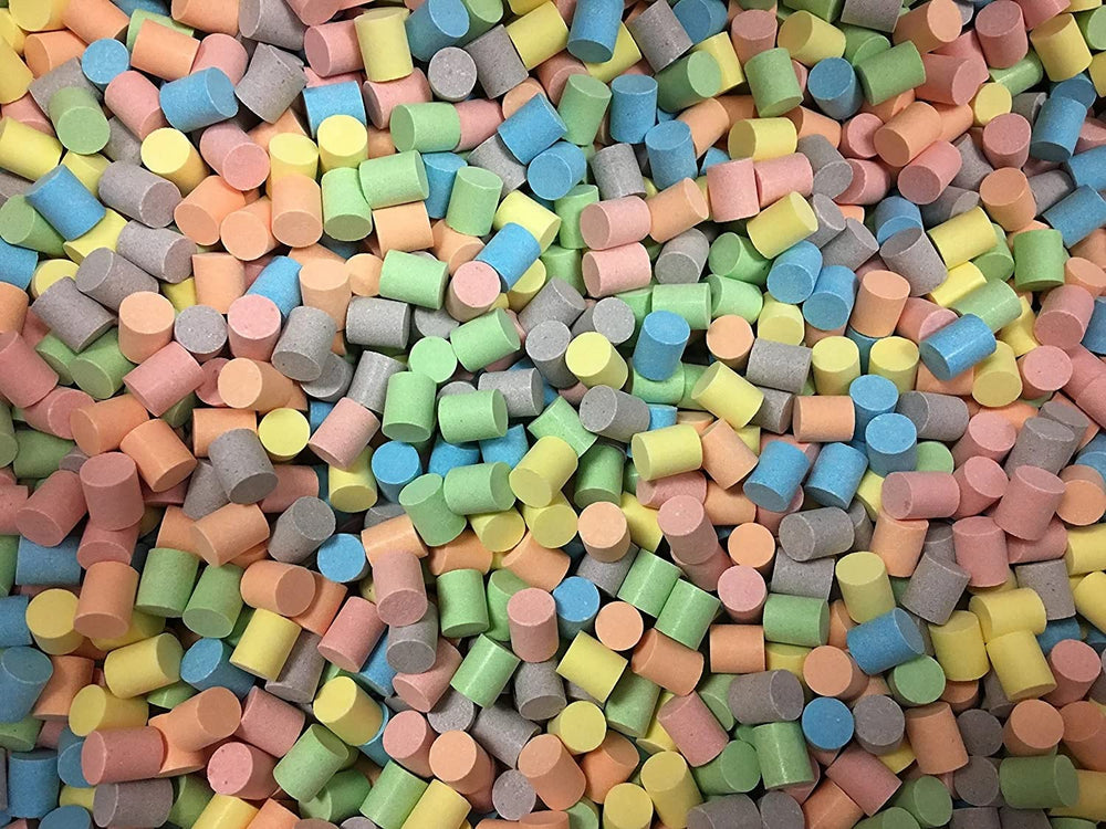 BAYSIDE CANDY close-up of tiny tart pellets showing texture and flavor intensity for decorative use