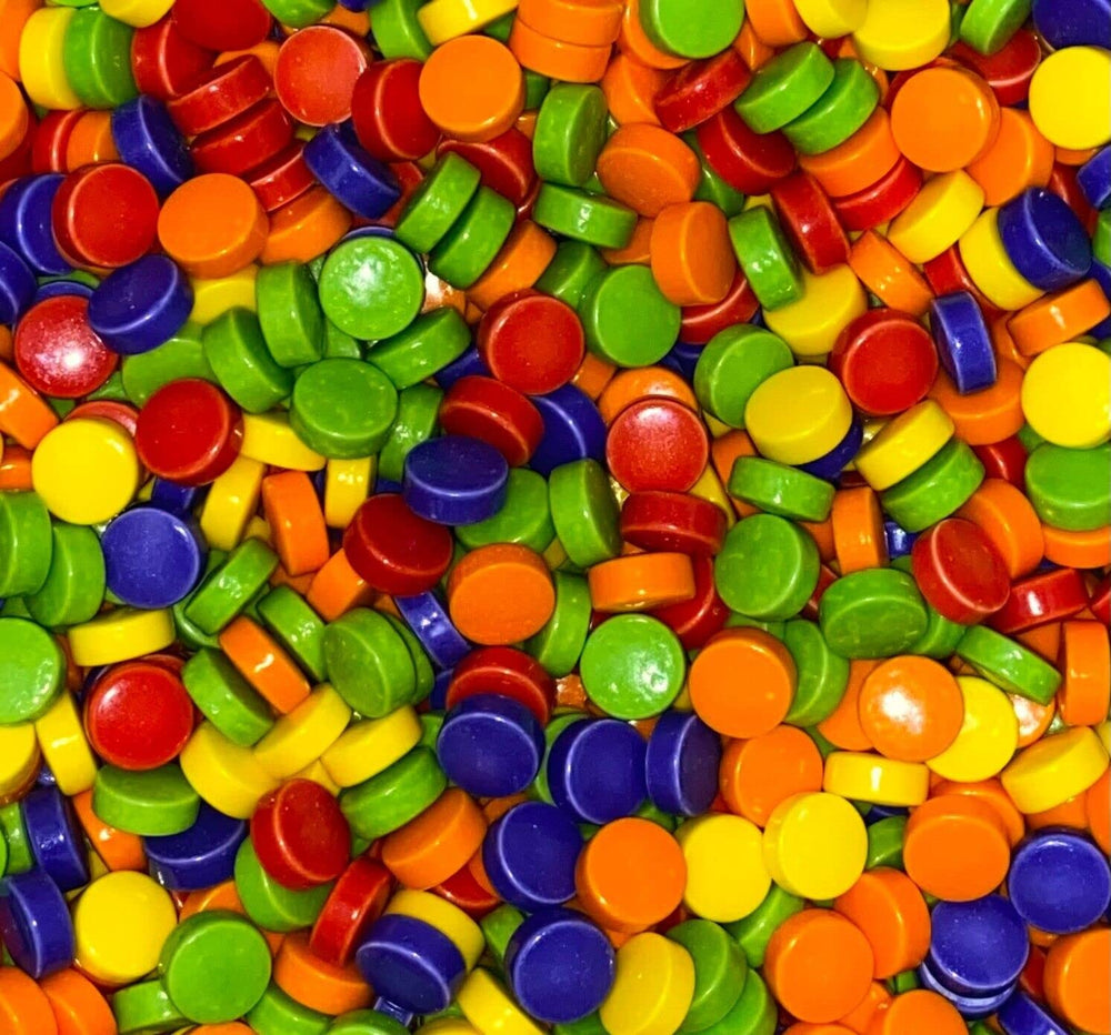 BAYSIDE CANDY front bag view showing bright bulk packaging and easy retail display