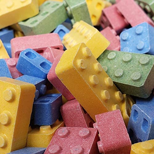 BAYSIDE CANDY front packaging showing 1 lb bag and colorful blocks for easy gifting